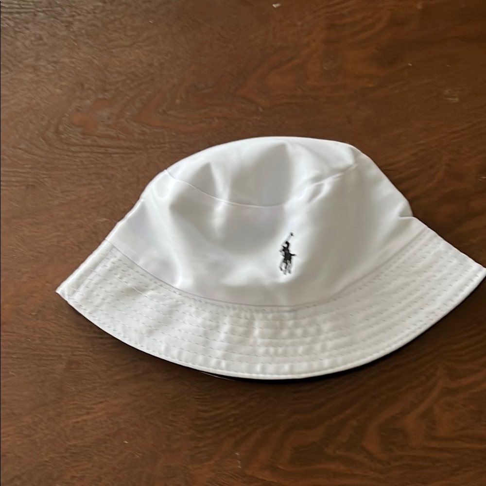 Polo White Bucket Hat
